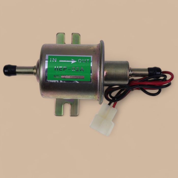 Yanmar 12V PSI Gas Diesel Inline Low Pressure Electric Fuel Pump HEP-02A Compatible for Yanmar