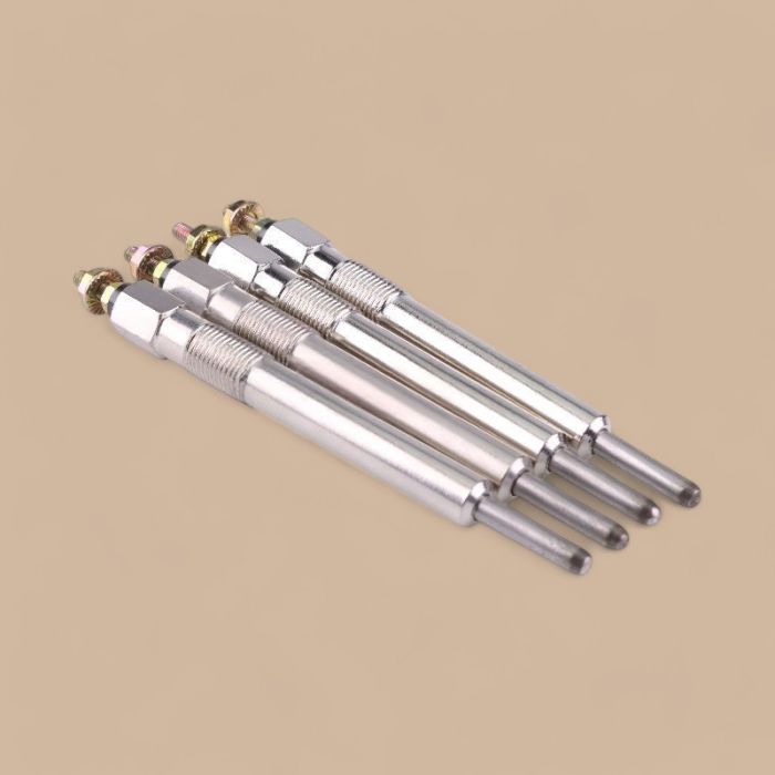 Isuzu 4 Pcs 12V Glow Plug 8-94175158-0 Compatible for Isuzu Engine 4JB1 4JG1 4JG1T