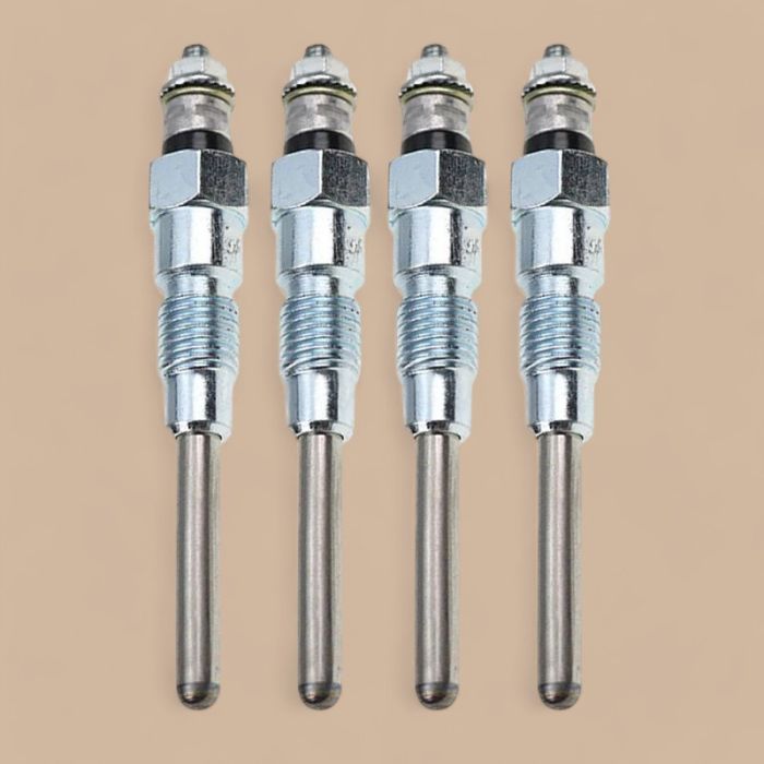 Kubota 4PCS Glow Plug 16415-65512 Compatible for Kubota Engine V3300 V3600 V3800