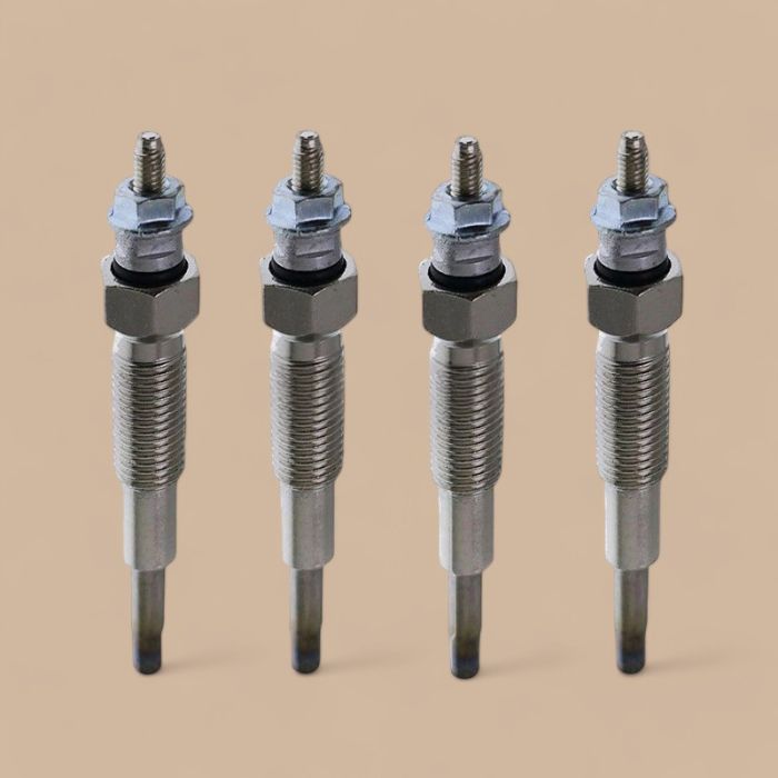 New Holland 4 Pcs Glow Plug SBA185366190 Compatible for New Holland Engine ISM N844 Tractor 1215 1520 1920 TC2210 TC29 TC30 TC40 TC45