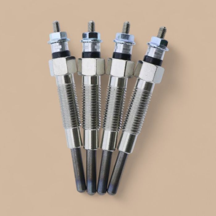 Mitsubishi 4 Pieces Glow Plug 199-2356 Compatible for Mitsubishi Engine S3L2 S4L2 K4N S3Q2 S4Q2T Caterpillar CAT Excavator 302.5C 303 303.5C 303.5D 303CCR 304 304CCR 304DCR 305 305.5D 305CCR 305DCR