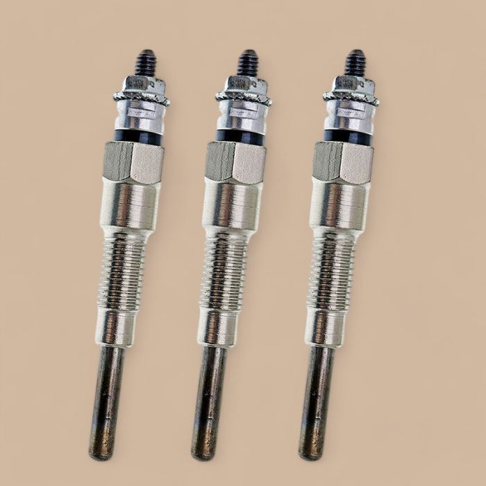 Kubota 3Pcs Glow Plug 16851-65510 Compatible for Kubota Engine D640 D722 D782 D902 D905 D1005 D1105 D1305 D1505 Z402 Z482 Z602