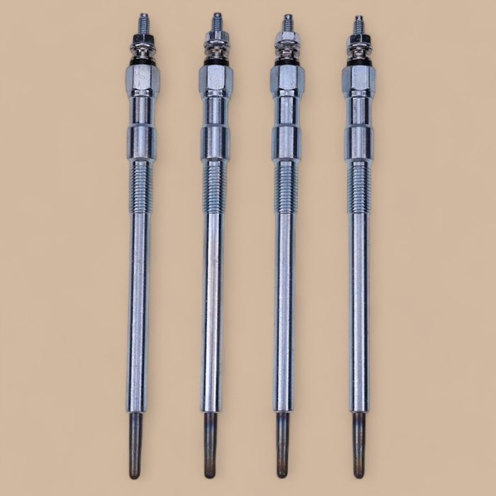 Kubota 4PCS Glow Plug 7008447 Compatible for Kubota Engine V3307 V3307-DI Bobcat Loader S630 S650 T630 T650