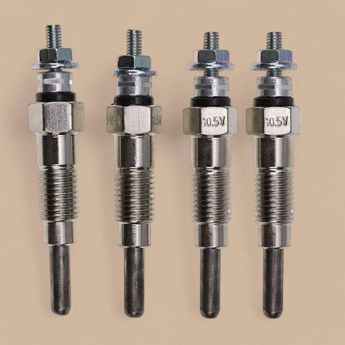 Komatsu Glow Plug 119717-77800 Compatible for Komatsu 2D70E 3D76E 4D92E 4D94LE 4D98E Yanmar 4TNE92 4TNE98 4TNV76 3YM30 3TN75 3TN66 3TN82 Engine