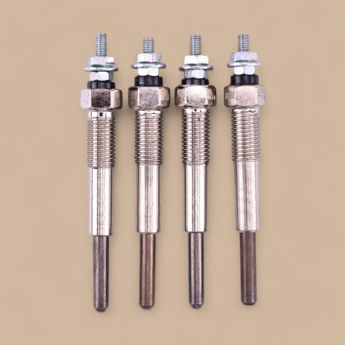 Isuzu 4Pcs Glow Plug Z-8-94319-700-2 894319-7004 Compatible for Isuzu Engine C240PKJ 4FE1