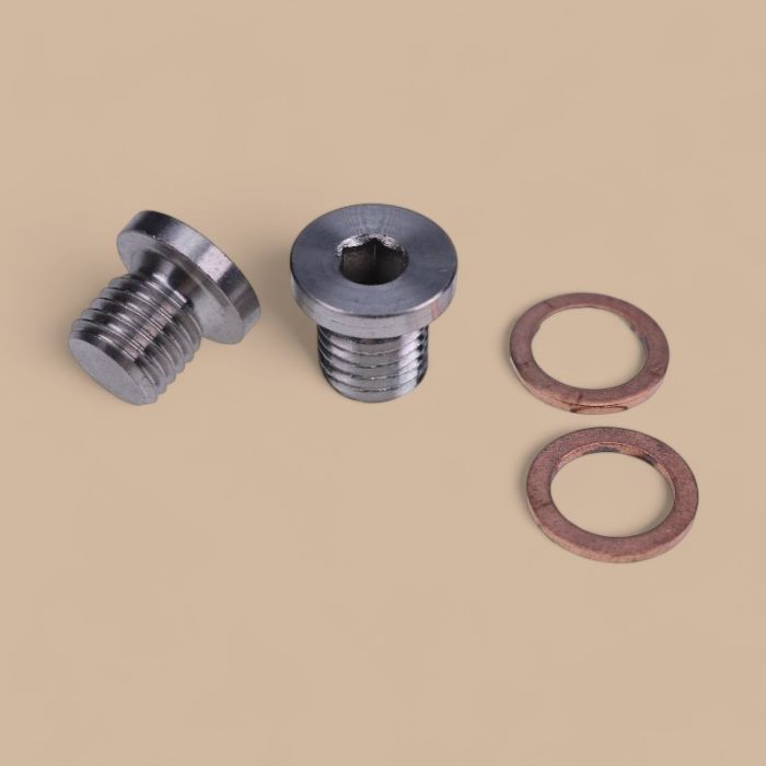 Polaris 2 Oil Drain Plug And Washer Sets 7052306 5812232 Compatible for Polaris Sportsman 450 570 600 700 1000 ACE 325 500 900