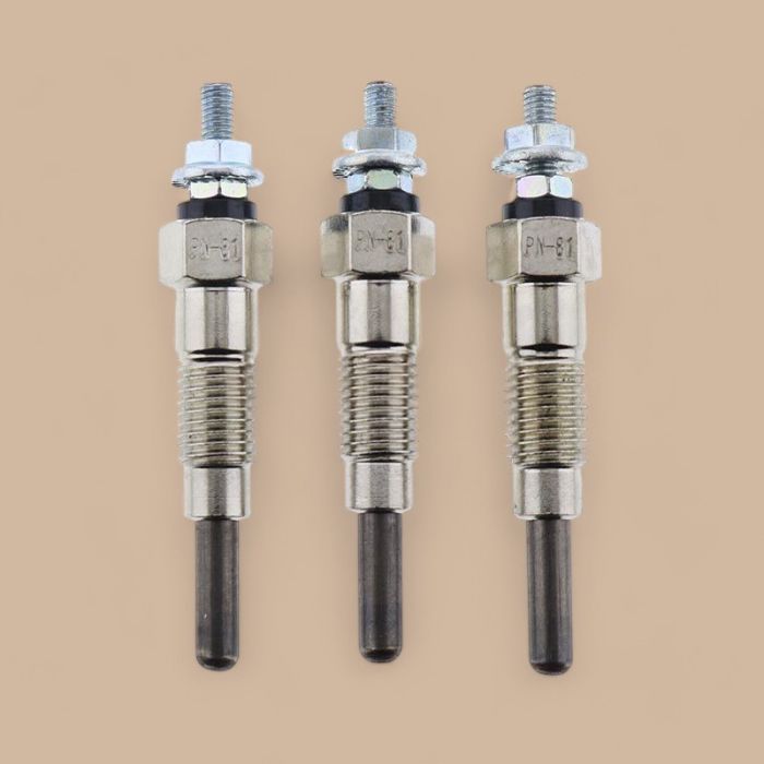 Cub Cadet 3Pcs Glow Plug KB-15694-65510 KB-15694-65512 Compatible for Kubota Engine D600 D640 Cub Cadet Lawn Tractor 1772 1782