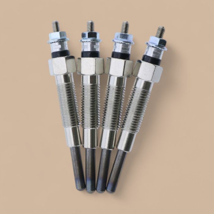Caterpillar 4Pcs Glow Plug 30666-57300 Compatible for Caterpillar CAT Engine 3044C-T Iseki Tractor TL2100 TL2500 TX1300 TX1500 TX2140 TX2160