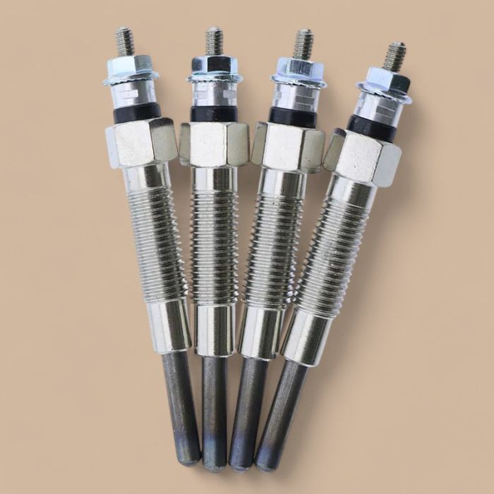 Caterpillar 4Pcs 12V Glow Plug 371-6702 Compatible for Caterpillar CAT Engine 3044C C3.4