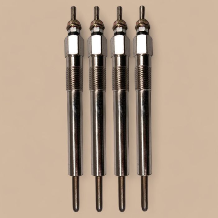 Isuzu 4 Glow Plugs 8-97028369-0 Compatible for Isuzu Engine 4BD2 4HE1 Truck NPR NQR