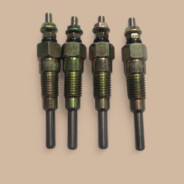 Komatsu For Komatsu Backhoe WB140-2 WB150-2 WB91R-2 Yanmar 4TNE106D Komatsu 4D106D Glow Plug 4pcs
