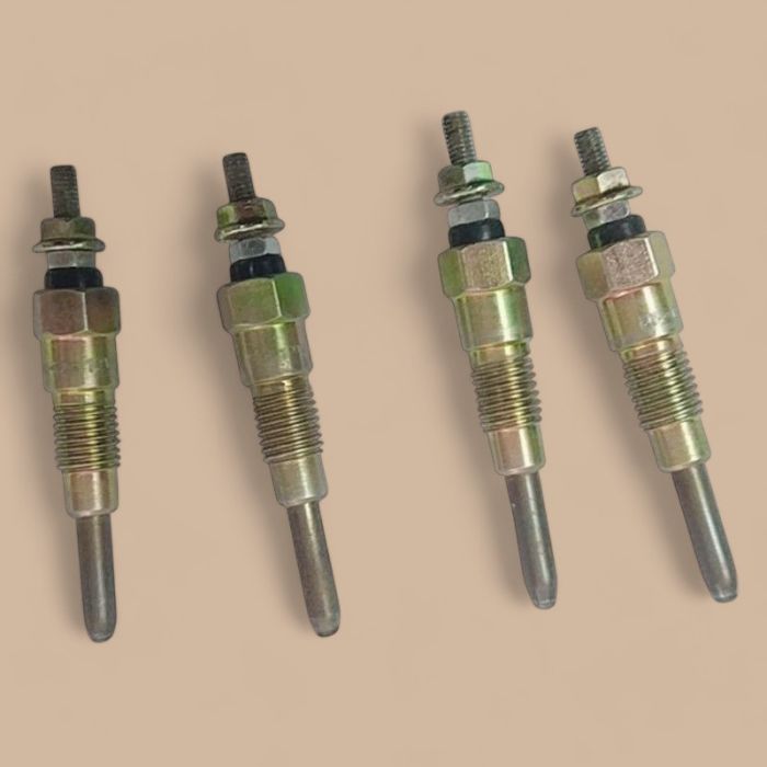 Komatsu For Komatsu Wheel Loader WA75-3 WA85-3 Yanmar Engine 4TNE98 Komatsu Engine 4D98E Glow Plug 4 Units 1 Set