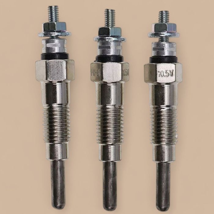 Kubota 3Pcs Glow Plug 15261-65513 Compatible for Kubota Engine D600 D640 D650 D650-A D750 D750-A D750-BC D850 D850-0EM-2 D950 D950-A-DT D1005 D1005-EKB-DENYO