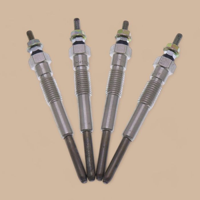 Komatsu 4 PCS Glow Plug 600-815-1340 Compatible for Komatsu Engine 4D94 4D95L 4D95S