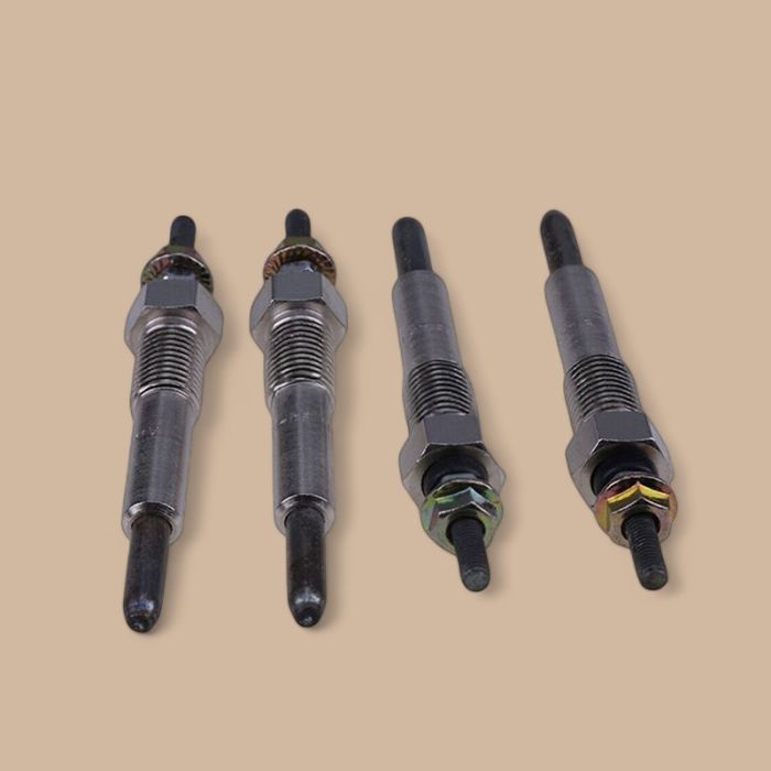 Isuzu 4 PCS Glow Plug 8-94387-612-1 8-97044-037-1 8-97043-744-0 Compatible for Isuzu Engine 4JG2 4JG2T