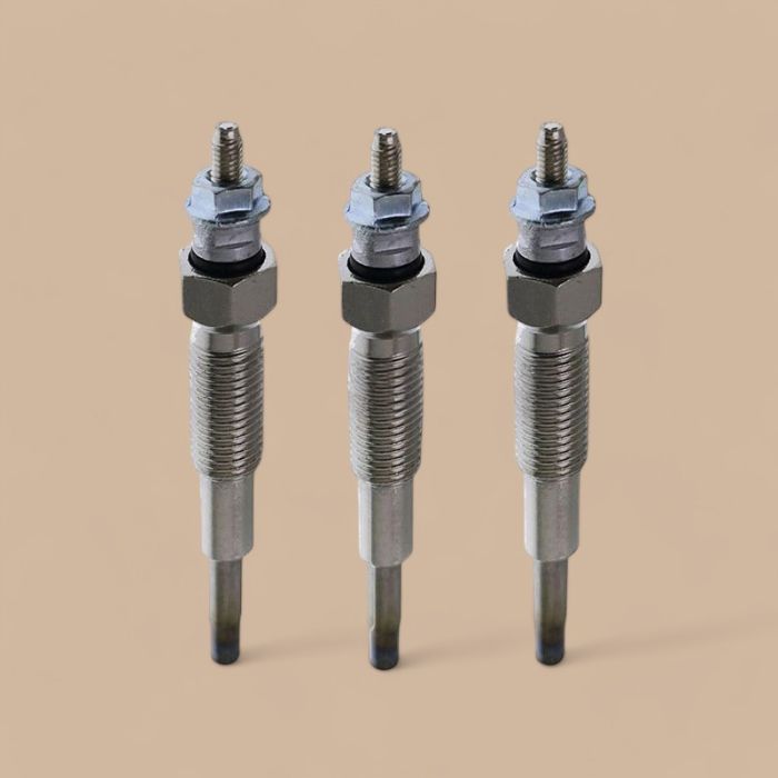 CASE 3 Pcs Glow Plug 323271A1 Compatible for CASE Excavator 15 16 CX15 CX16 CX28 CX31 CX35