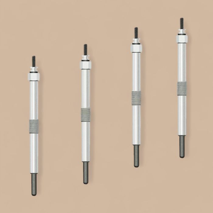 Perkins 4 Glow Plugs 2666A017 T420141 Compatible for Perkins Engine 1100 1103 1104 1106