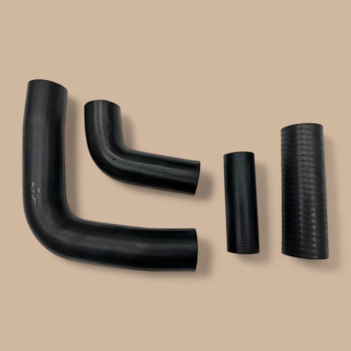 Perkins 4 Pieces Radiator Water Pump Hose 180085M1 186968M1 731256M1 732443M1 Compatible for Perkins Engine Massey Ferguson Tractor 35 135 235 230