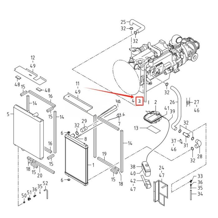 Airman Hose 03540-34019 Compatible for Airman Screw Air Compressor PDS750S-4B1 FS-Curtis FAC-185P FACF-150P FACG-125P