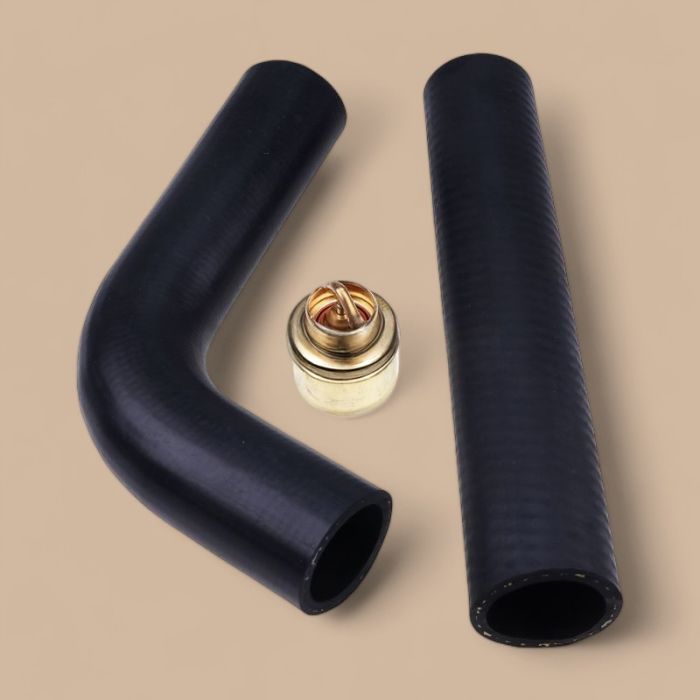 New Holland Upper & Lower Radiator Hose Thermostat Kit 2N8260 312588 B2NN8575A Compatible for Ford New Holland Tractor 9N 8N 2N