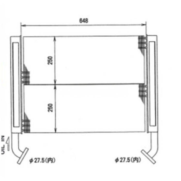 Komatsu Oil Cooler 203-03-21120 Compatible for Komatsu BC100-1