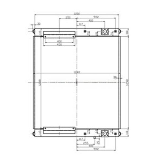 Komatsu Oil Cooler 209-03-77610 Compatible for Komatsu PC750-7 PC750-6 PC800-7 PC800-6 Excavator