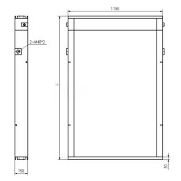 Komatsu Oil Cooler Compatible for Komatsu PC5500 Excavator