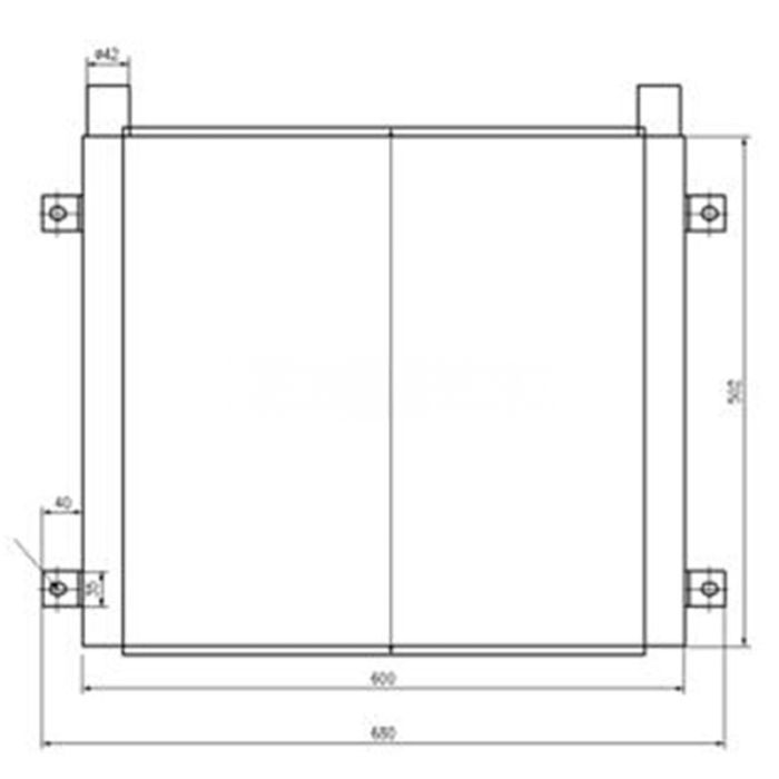 Komatsu Oil Cooler 426-03-21370 Compatible for Komatsu HD785-7 WA600-3 WD600-3 WA600-3D