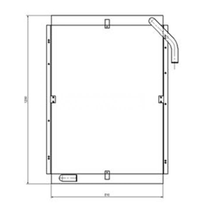 Hyundai Oil Cooler Compatible for Hyundai Excavator R320