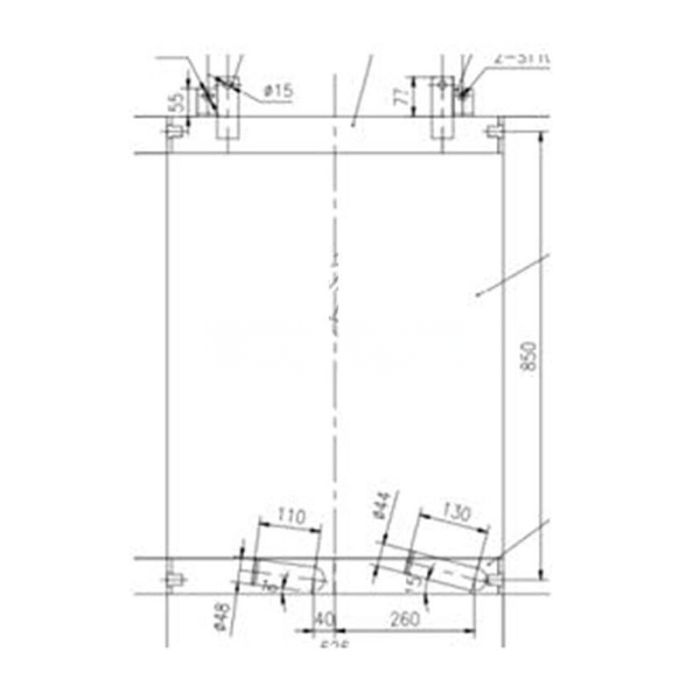 Hyundai Oil Cooler 11N4-43520 Compatible for Hyundai Excavator R150-7 R140-7