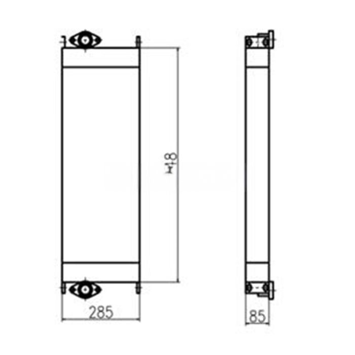Caterpillar Oil Cooler 281-3626 Compatible for Caterpillar CAT Excavator E312D E311D