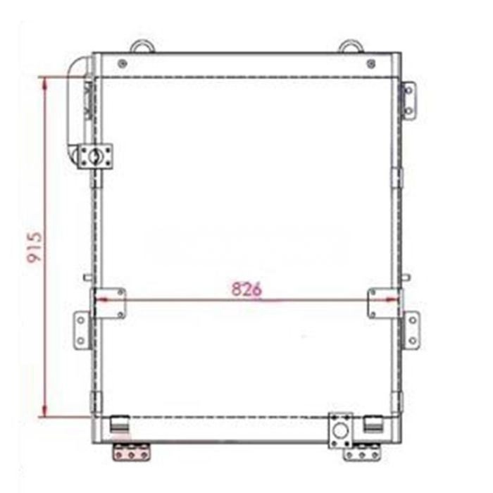 Volvo Oil Cooler 1115-01563 Compatible for Volvo Excavator EC290
