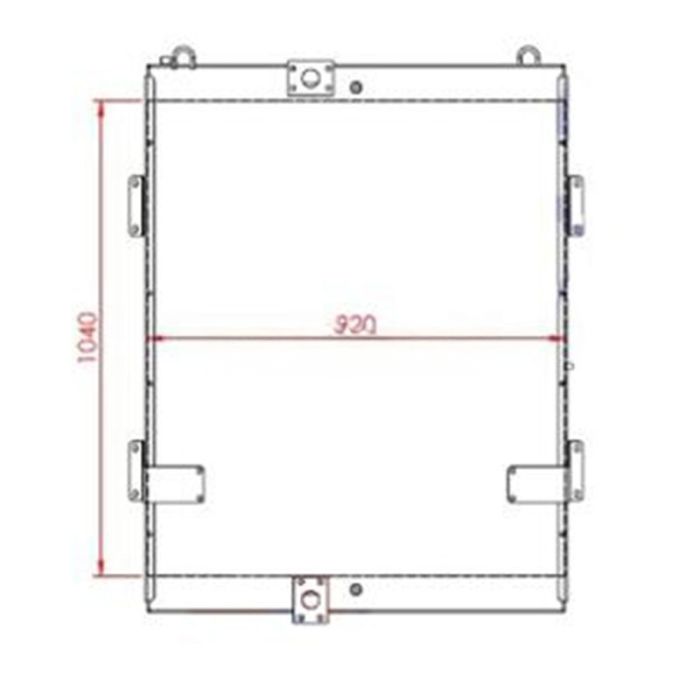 Volvo Hydraulic Oil Cooler VOE14261581 Compatible for Volvo Excavator EC300
