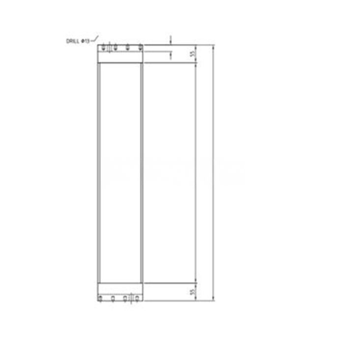 Volvo Oil Cooler 11033360 Compatible for Volvo Excavator ZL150 L150C L220E L70D L150D L160 L180 L180E L350F