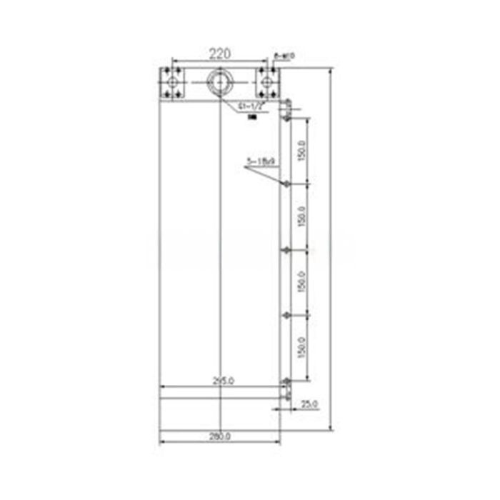 Volvo Oil Cooler Compatible for Volvo Excavator L180F L220F