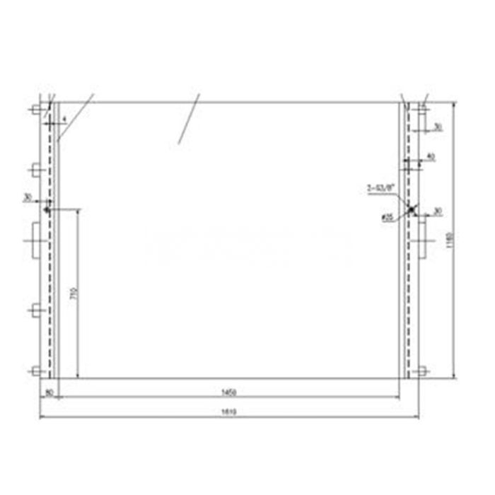 Hitachi Oil Cooler 4427952 Compatible for Hitachi EX1200-5 EX1200-5C EX2500-5 EX2500-6 EX1200-5D EX2500
