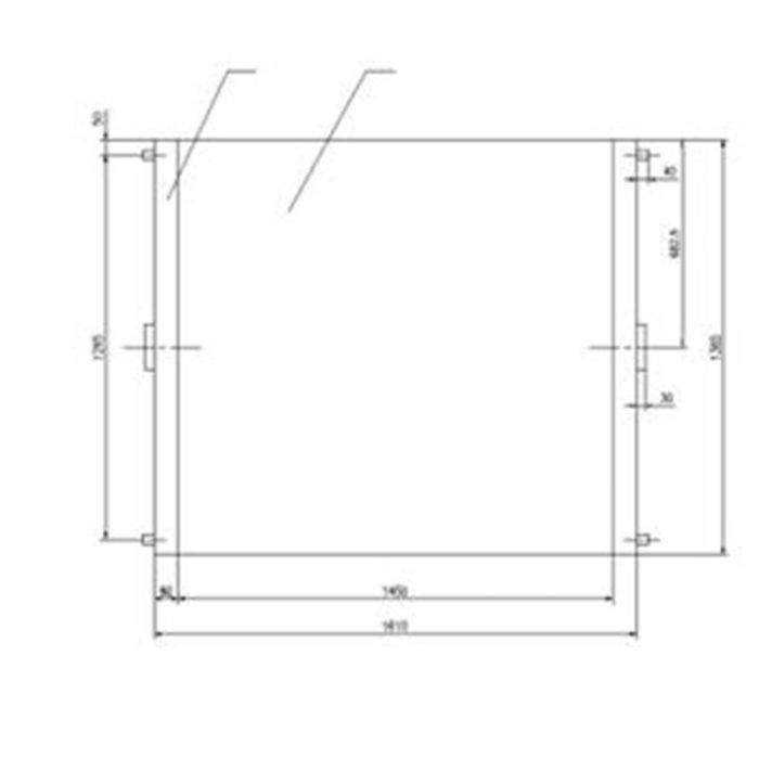 Hitachi Oil Cooler 4421620 Compatible for Hitachi Excavator EX3600-5 EX3600-6