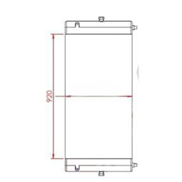 Hitachi Oil Cooler Compatible for Hitachi Excavator ZW250