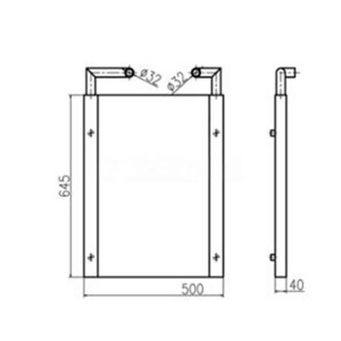 Hitachi Oil Cooler Compatible for Hitachi Excavator EX55