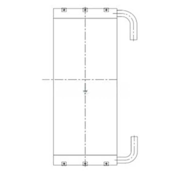 John Deere Oil Cooler 4668379 Compatible for John Deere 190DW Excavator