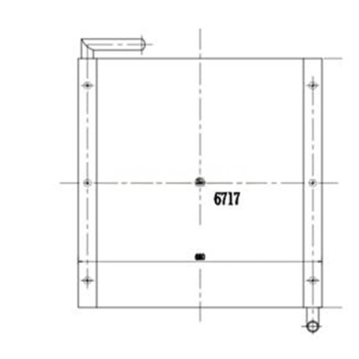 Kobelco Oil Cooler Compatible for Kobelco Excavator SK120-5