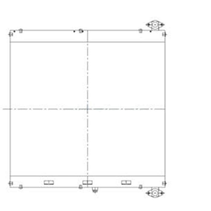 Doosan Hydraulic Oil Cooler Compatible for Doosan Excavator DX500