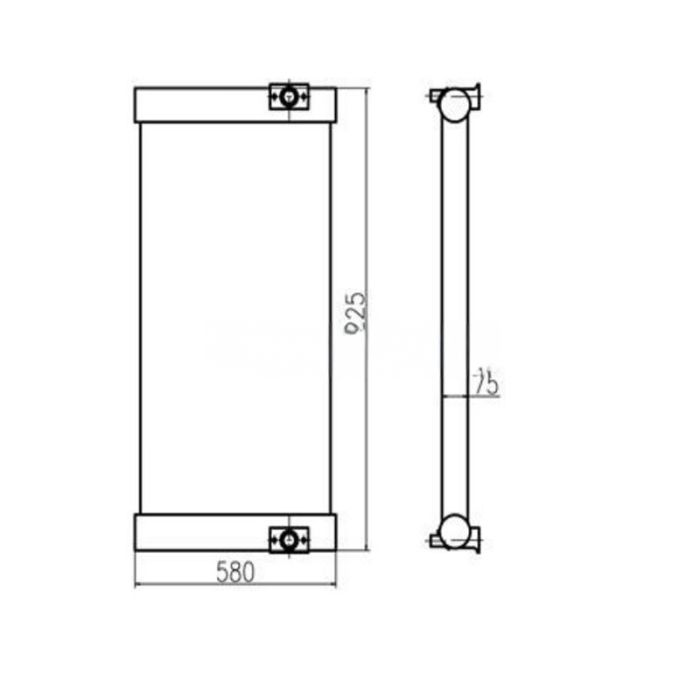 Sumitomo For Sumitomo Excavator SH450-3 SH450-5 Hydraulic Oil Cooler