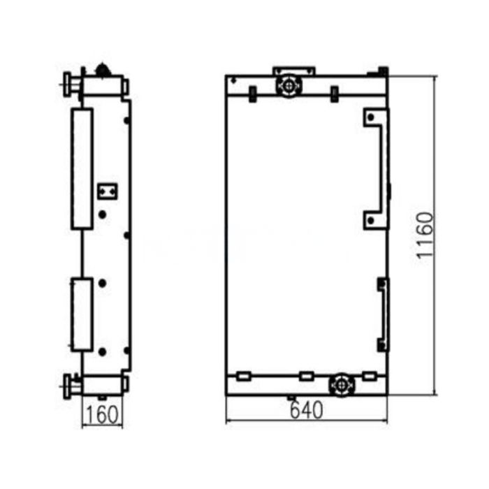 Hyundai For Hyundai Excavator R305-9T R335-9T R385-9T Hydraulic Oil Cooler