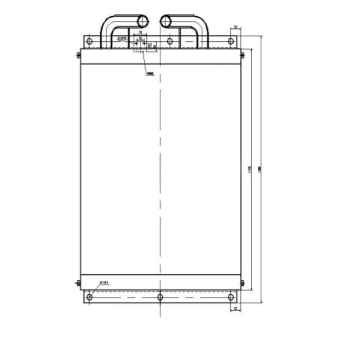 Hyundai For Hyundai Excavator R455LC-7 Hydraulic Oil Cooler