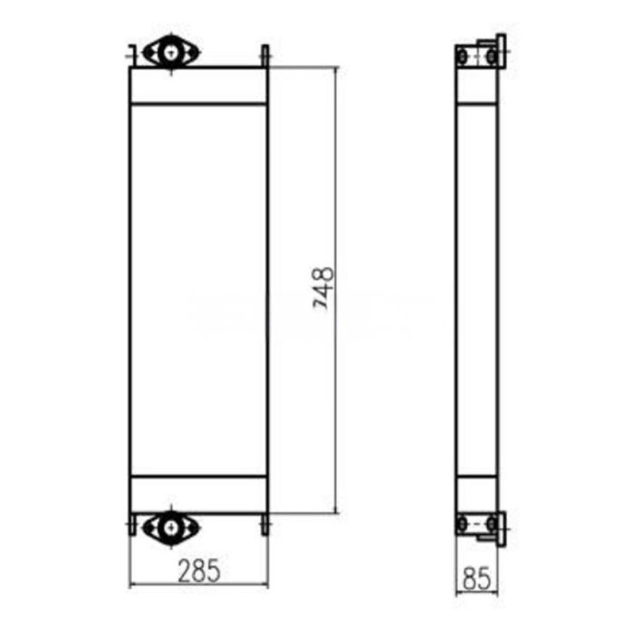 Caterpillar For Caterpillar Excavator CAT 312D Hydraulic Oil Cooler New Type