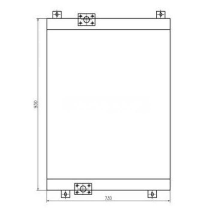 Caterpillar For Caterpillar Excavator CAT E22C Hydraulic Oil Cooler