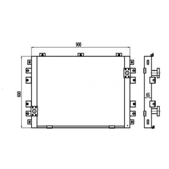 SDLG For SDLG LG6210E LG6225E Hydraulic Oil Cooler