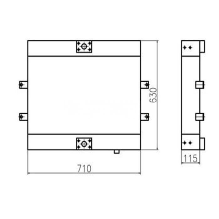 SDLG For SDLG LG6250E LG6300E Hydraulic Oil Cooler