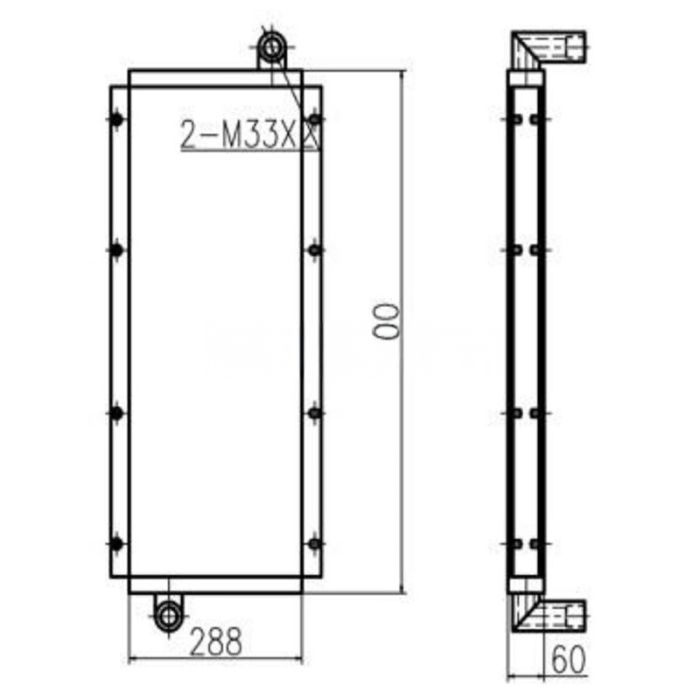 SDLG For SDLG LG936L Hydraulic Oil Cooler
